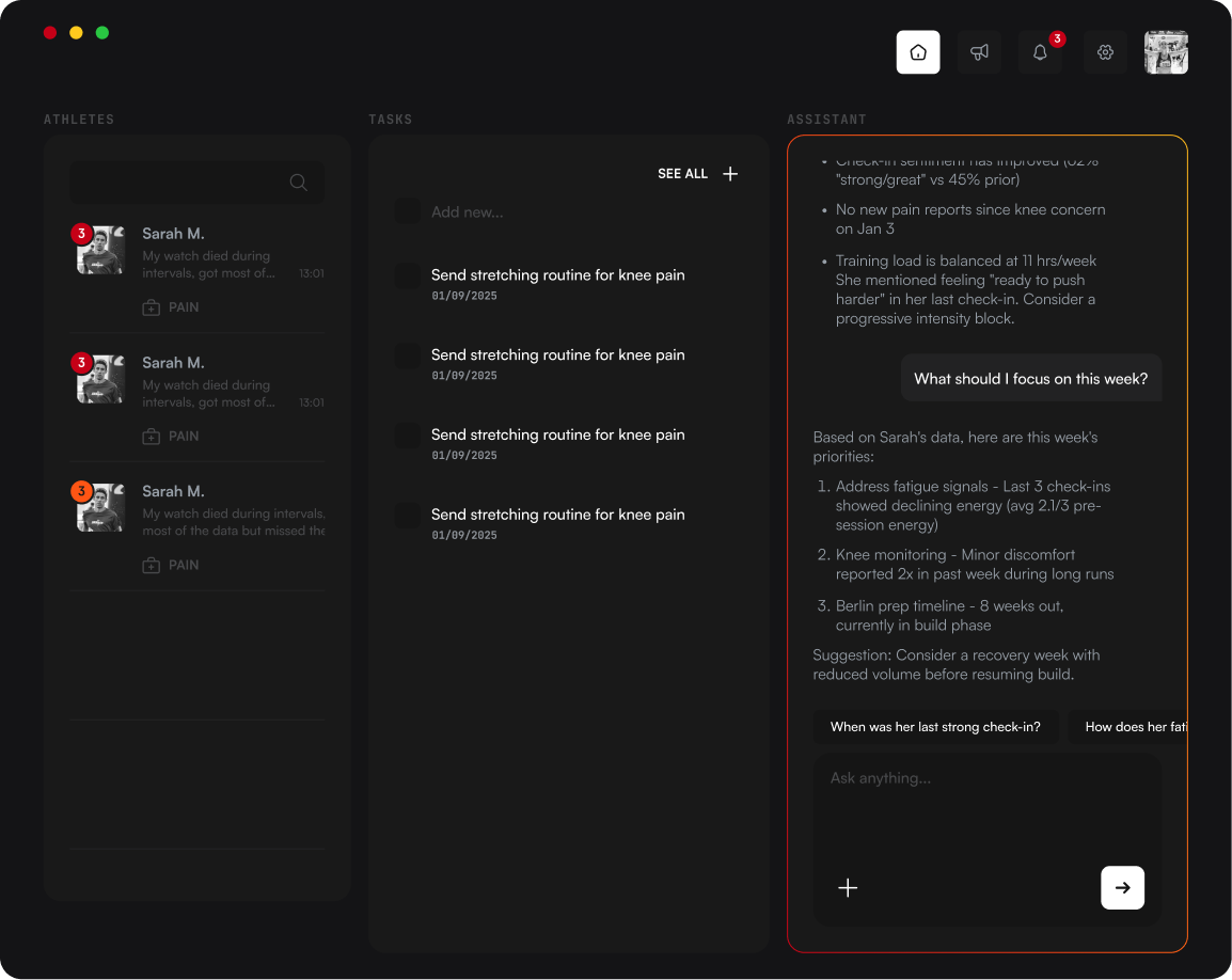 augo Coach Dashboard
